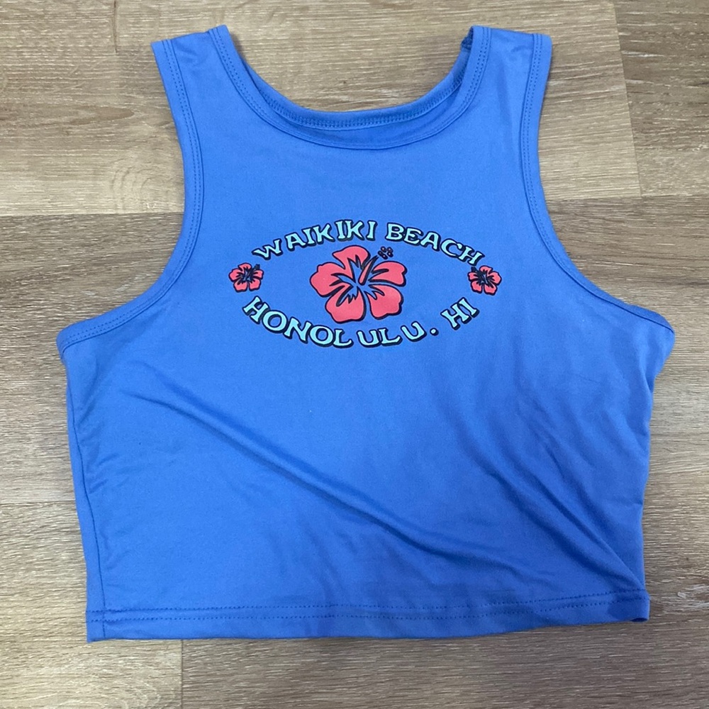 waikiki beach tank top 🌺